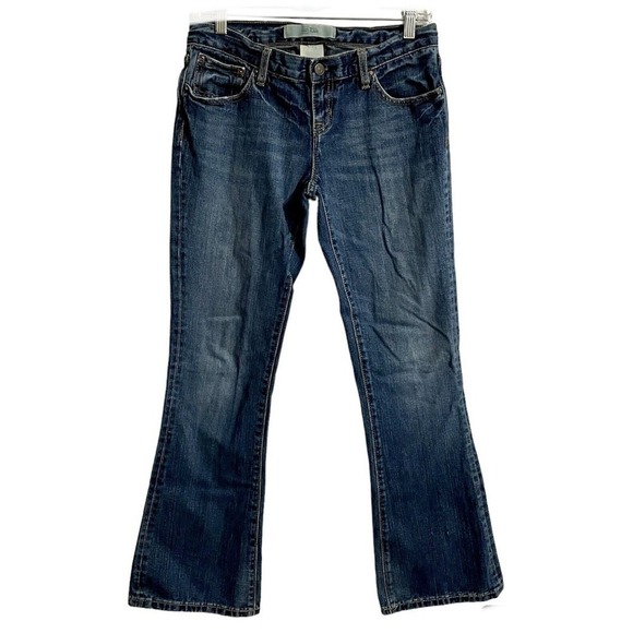 Gap Original Flare Low Rise Denim Jeans Blue Size 6R Women Y2K 2006 100%… - Picture 1 of 8